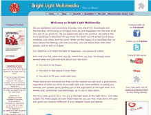 Tablet Screenshot of brightlightmultimedia.com